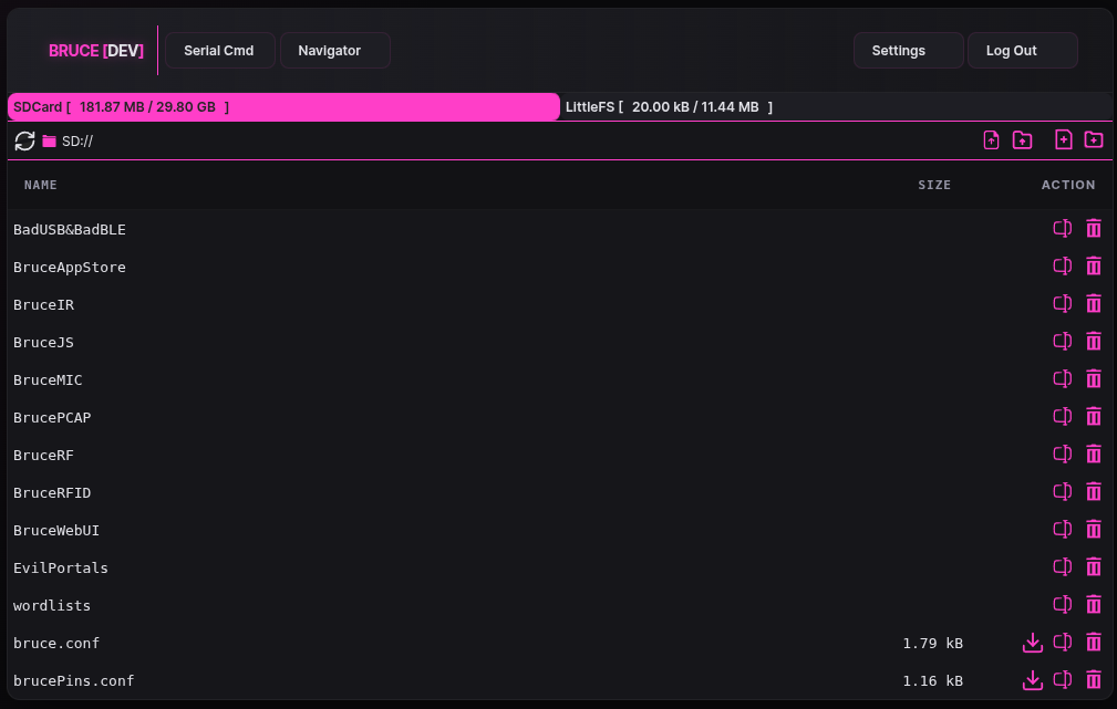 Bruce WebUI theme screenshot